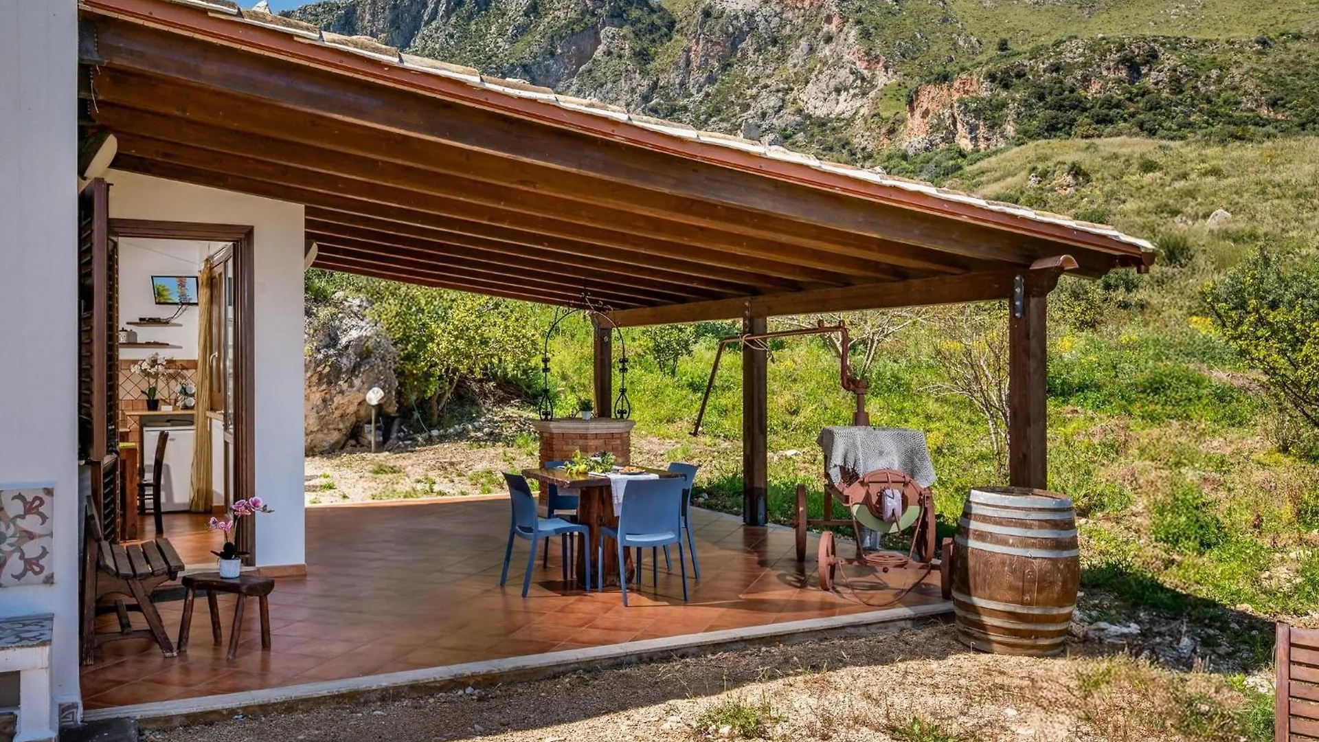 Villa Elena 2 Km From The Natural Reserve Of Zingaro 스코펠로 이탈리아