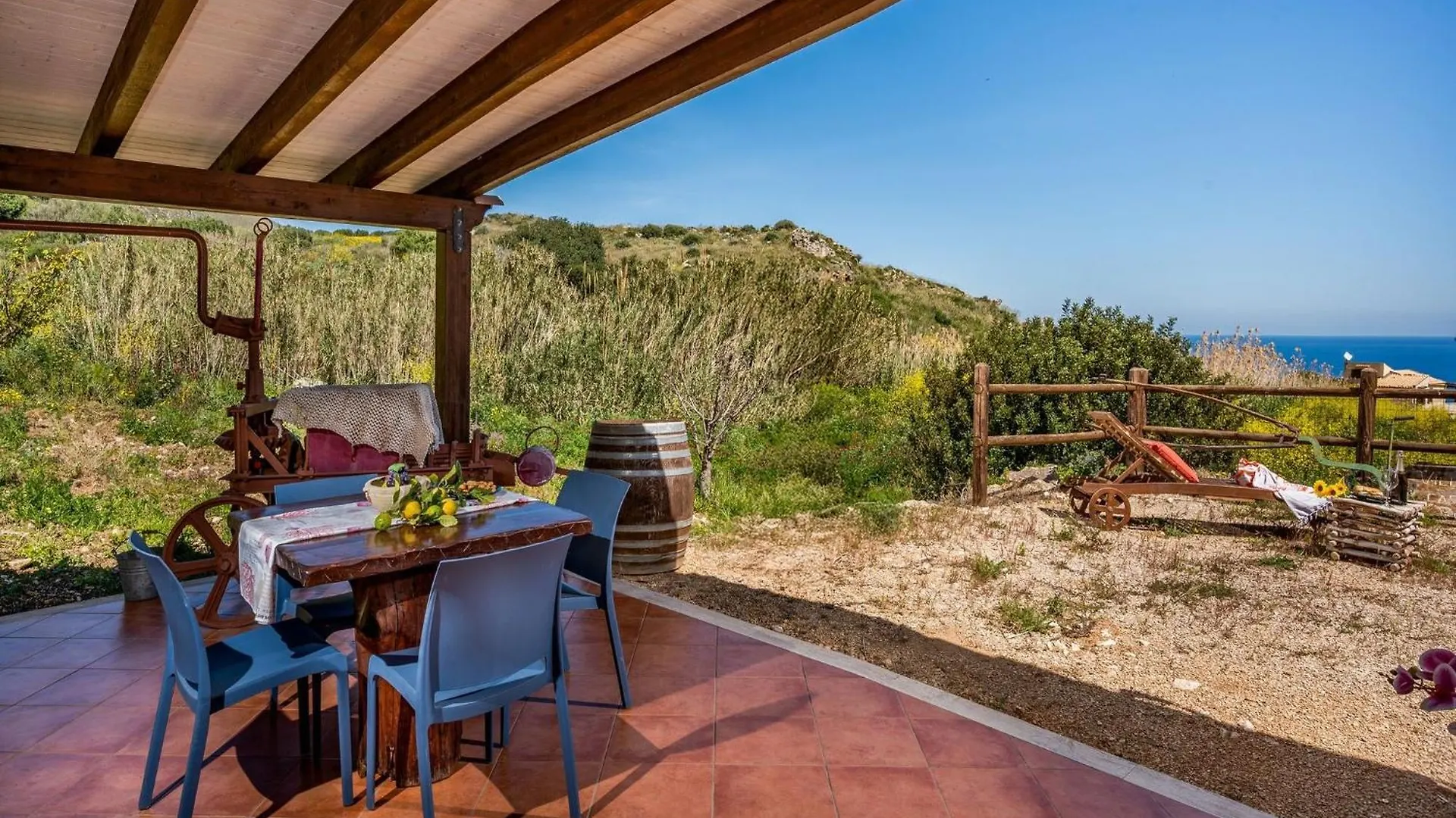 Villa Elena 2 Km From The Natural Reserve Of Zingaro 스코펠로 아파트