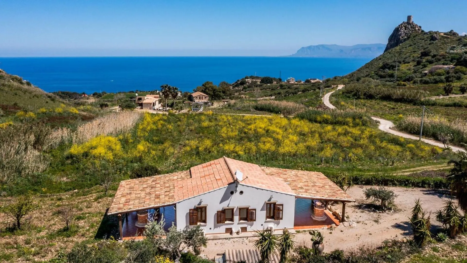Villa Elena 2 Km From The Natural Reserve Of Zingaro 스코펠로 이탈리아